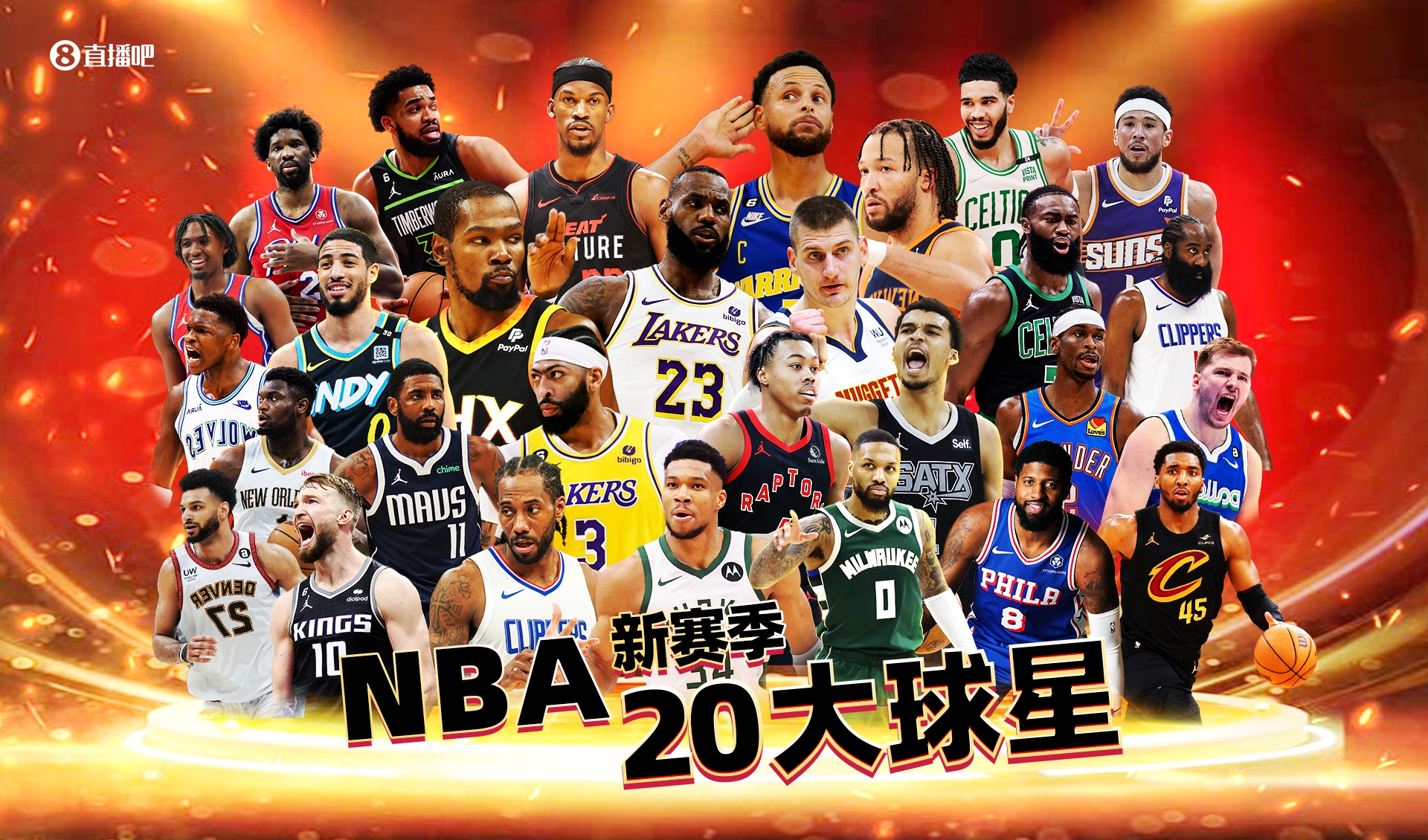 【吧友评选】NBA新赛季20大球星之No.1！你会Pick谁？️